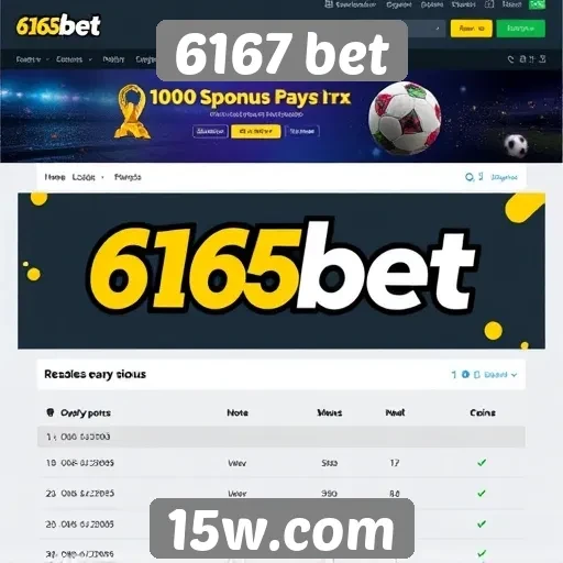 Logo da 6167 bet